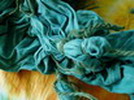 farbenie po viazanií - viacfarebná batika