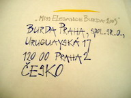adresa vyhlasovatea sae Miss Elegance Burda 2oo3