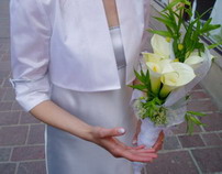 kytica - kaly - model Miss Elegance 2oo4 - vlastný návrh svadobnej kytice